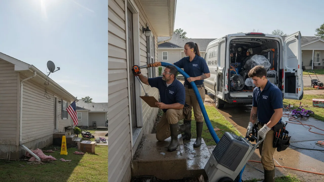 Ceiling Water Damage Restoration in Marinette, WI near me